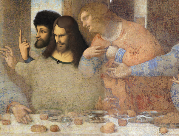 Digital restoration The Last Supper-2