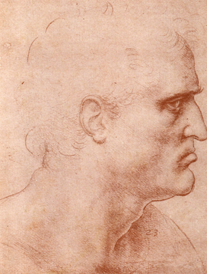 study for the head of  Bartholomew