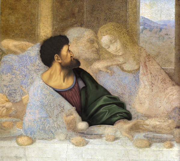 The Last Supper Restoration of Judas-4