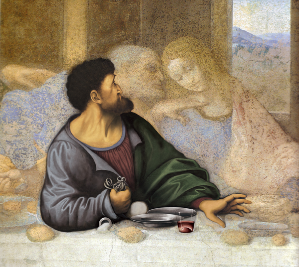 The Last Supper Restoration of Judas-5