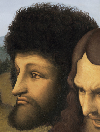 最後の晩餐　トマス　頭部の復元